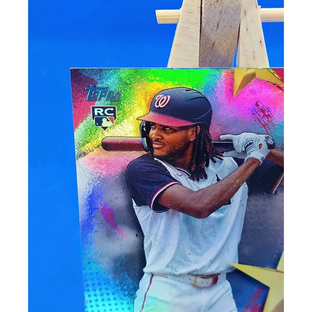 2025 Topps Series 1 - Stars of Mlb James Wood #SMLB-18 (RC) - Picture 5 of 7